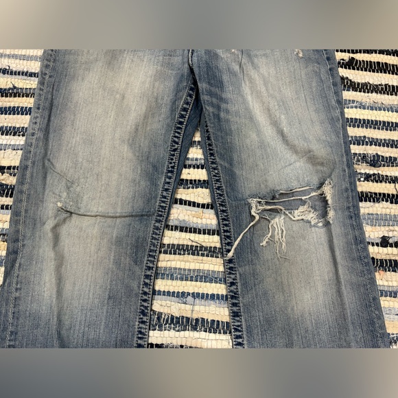 Mens BKE Tyler distressed jeans size 34R - Picture 2 of 8
